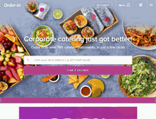 Tablet Screenshot of orderin.com.au