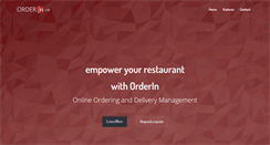 Desktop Screenshot of orderin.ca